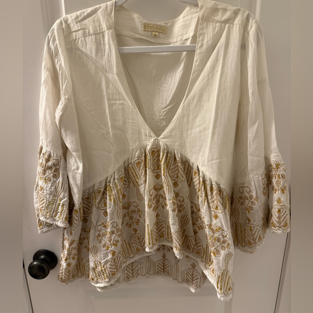 Ruby Yaya embellished top